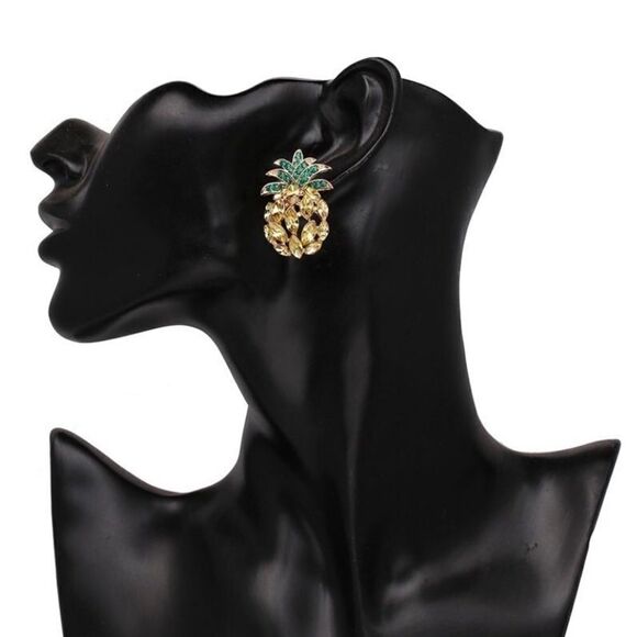 NEW! Dainty “Waikiki” Pineapple Stud Earrings 🍍 - Picture 12 of 12